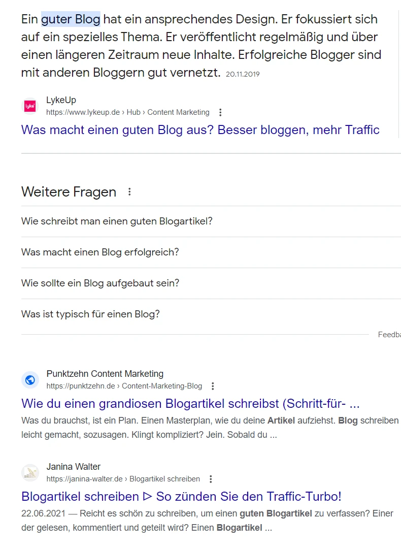 KI für Blogartikel