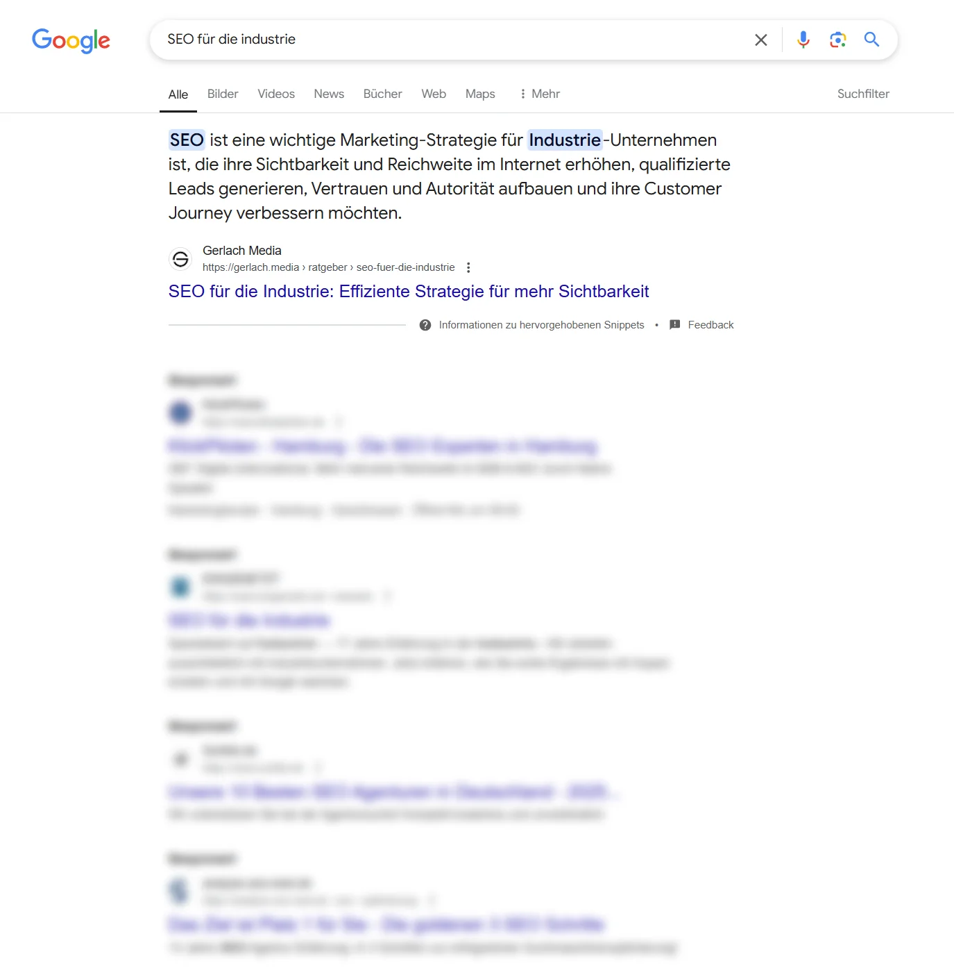 SEO für die Industrie? Google sagt, Gerlach Media