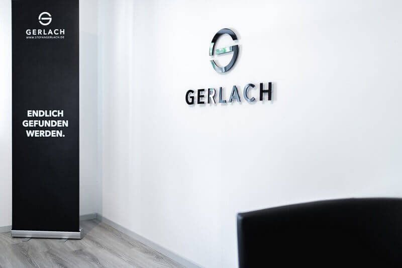 Impression Wandlogo bei Gerlach Media - SEO Agentur